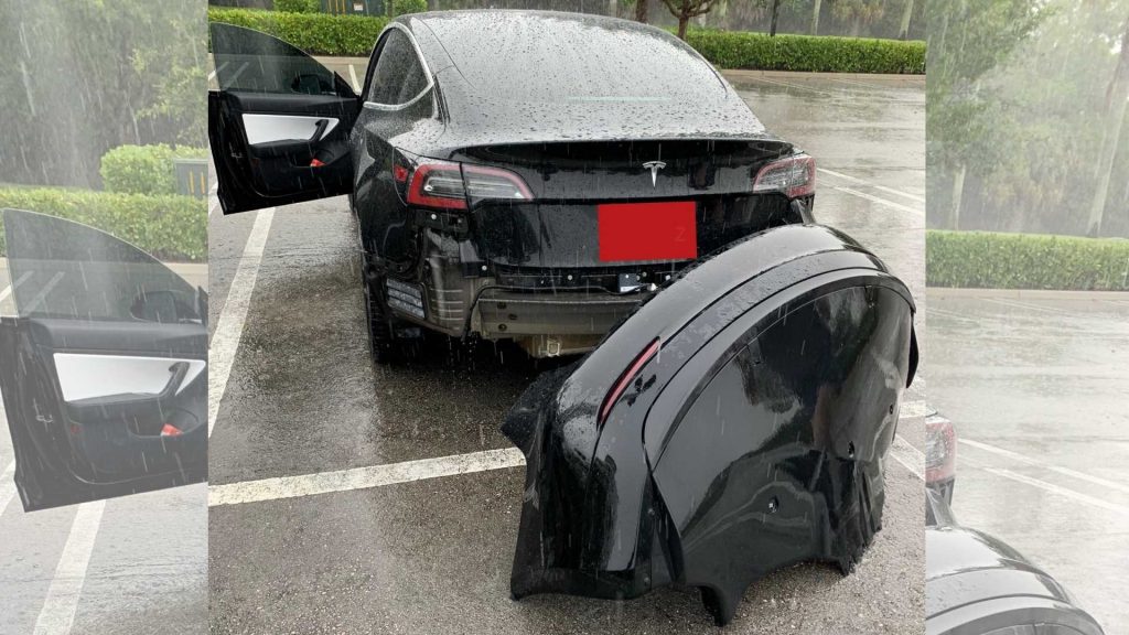 model 3 fără spoilerul spate