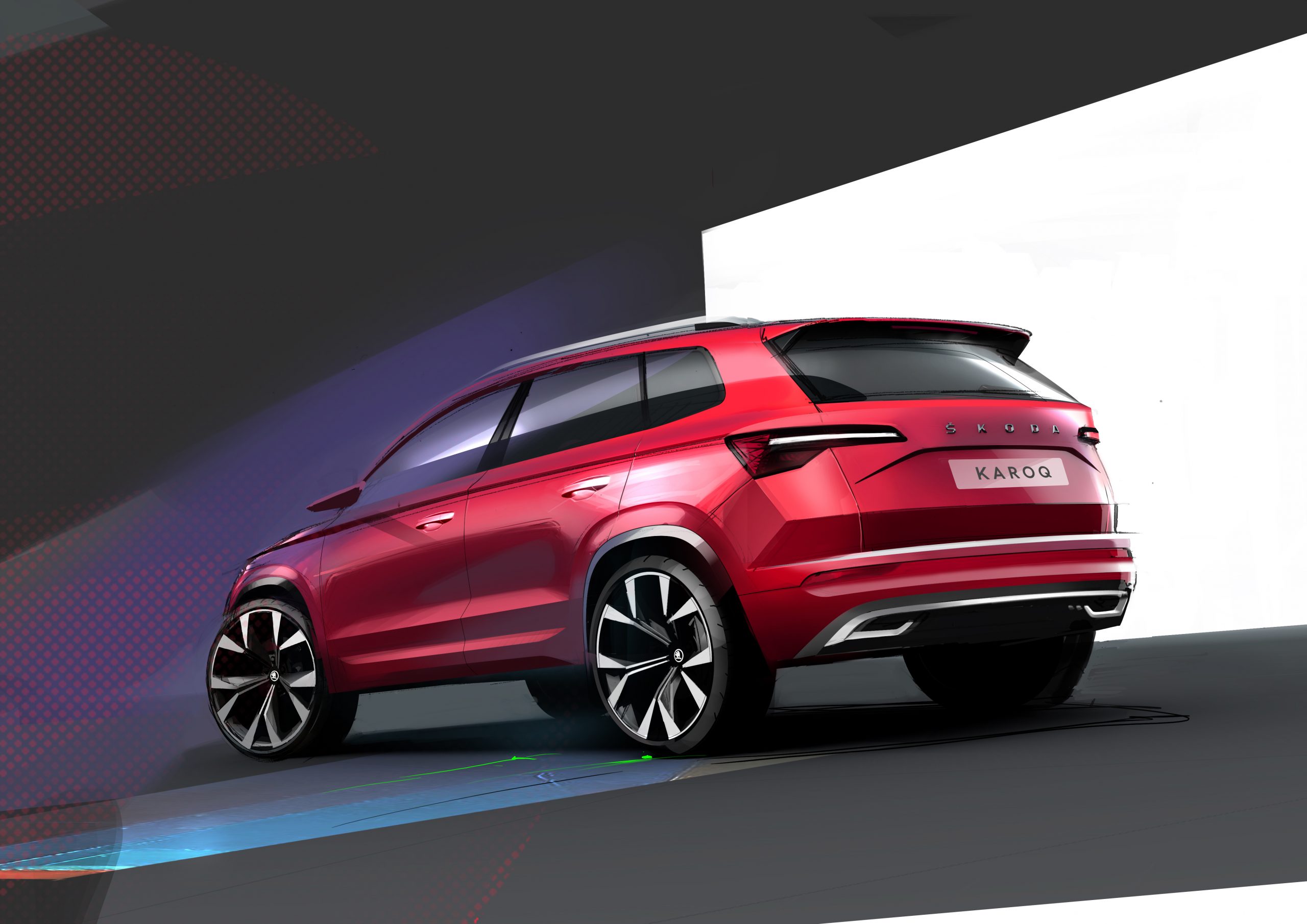 Așa va arăta SUV-ul compact Skoda Karoq facelift