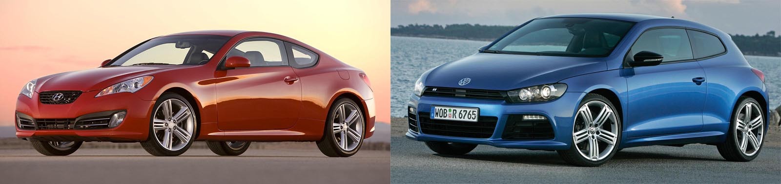 Hyundai Genesis Coupe vs. Volkswagen Scirocco R: 2 - 1.