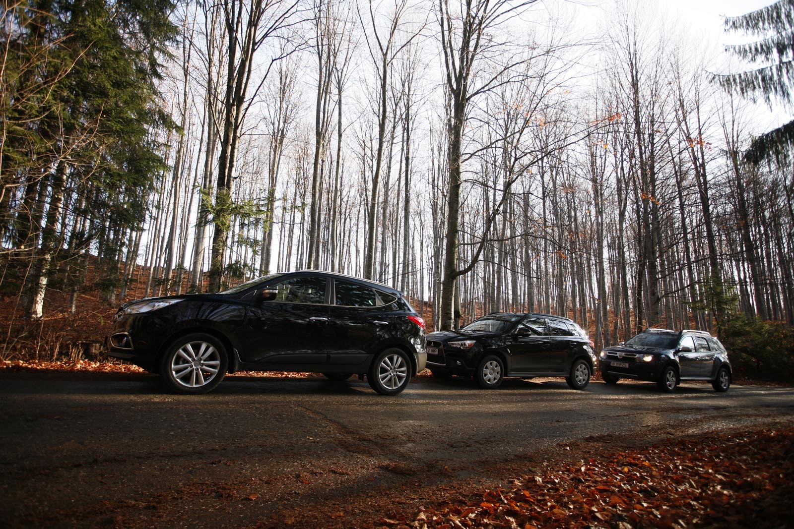 Hyundai ix35 are designul cel mai complex, dar si gabaritul cel mai mare din test