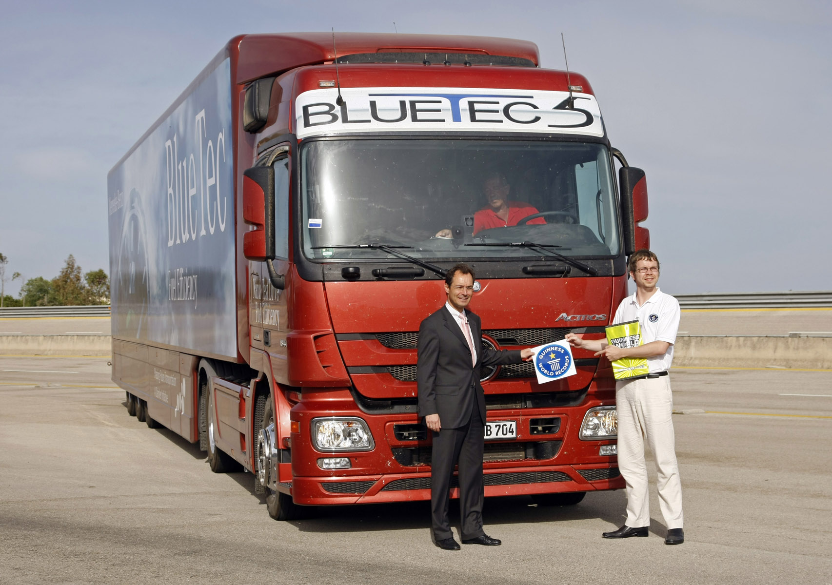 Mercedes Actros – Guinness World Record, Nardo 2008