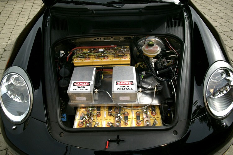 Porsche 911 cu motor electric