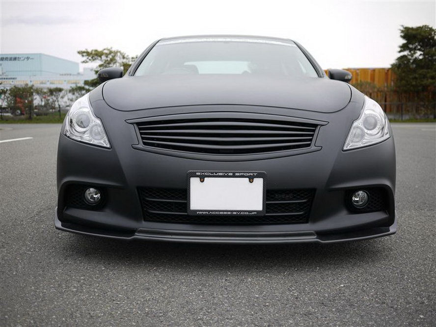 Infiniti G37 este finisat in negru mat de cei de la Access Evolution