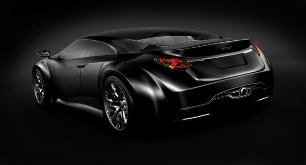 Peugeot Shine Concept are un stil fluid si aerodinamic, fiind un coupe cu 4 usi