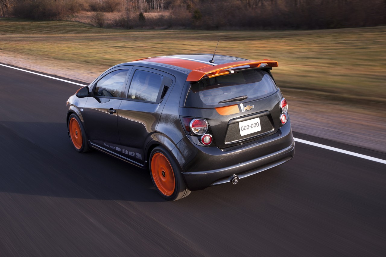 Chevrolet Sonic Z-Spec este echipat de nume sonore din industria tuningului