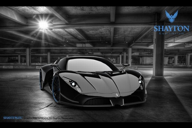 Shayton Equilibrium este un supercar virtual, desenat de un designer sloven